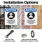 Signmission Hazardous Noise Area OSHA Notice Sign, Plastic, 10in W x 14in L, 2PK OS-2PACK-NS-P-1014-V-13323 - alternate 6